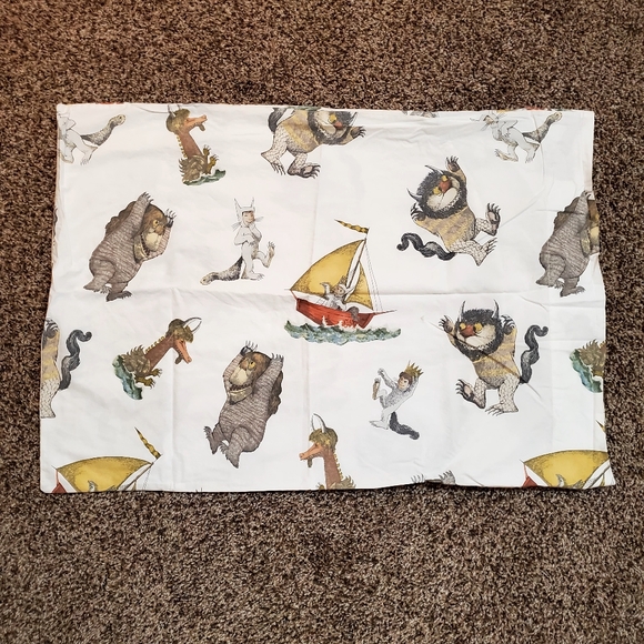 Where The Wild Things Are Organic Full Size Sheet Set & Pillowcase Pottety Barn - Picture 7 of 11